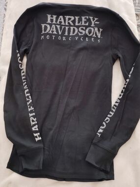 Harley-Davidson Men’s Black Long Sleeve Logo Sweater